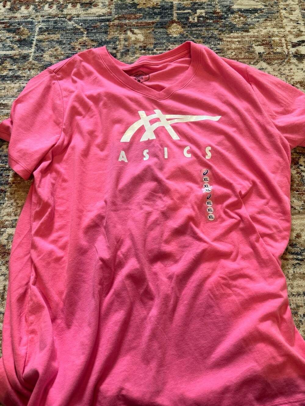 Asics Women's Stripes T-Shirt XL